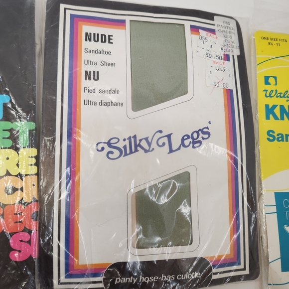 Vintage Panty Hose New 1970s Sheer Luxury Stockings Pantyhose Hosiery Ny… - Picture 3 of 8